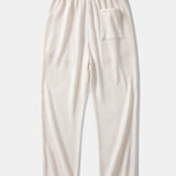 Waffle Johnny Collar Polo with Pocket & Drawstring Knitted Waffle Pants Set
