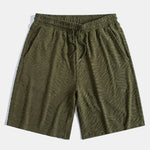 Animal Texture Terry Cuban Shirt & Shorts Set