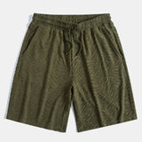 Animal Texture Terry Cuban Shirt & Shorts Set