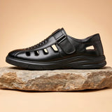 Archer Genuine Leather Closed-Toe Sandals