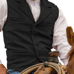 VINTAGE WOOL BLEND VEST FOR MEN