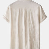 Henry Collar Shirt with Pocket