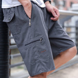 DRAWSTRING COTTON SHORTS FOR MEN