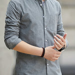 LAPEL BUTTON SHIRT FOR MEN