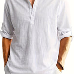STAND COLLAR SHIRT FOR MEN