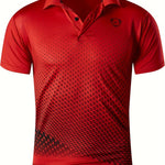SPORT PRINT POLO SHIRT FOR MEN
