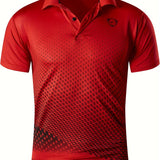 SPORT PRINT POLO SHIRT FOR MEN