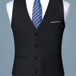 V-NECK SKINNY VEST FOR MEN