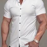 SOLID COLOR SHIRT FOR MEN