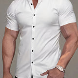 SOLID COLOR SHIRT FOR MEN