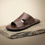 Remington Genuine Leather Slide Sandals