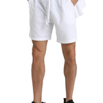 LINEN DRAWSTRING LOOSE SHORTS FOR MEN