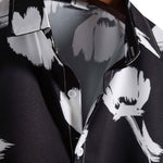 Hand Drawn Floral Print Shirt