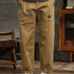 Vintage-Inspired Casual Utility Pants