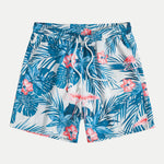 Flamingo Tropical Print Shirt & Shorts Set