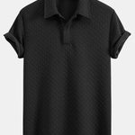Geometric Jacquard Polo & Geometric Jacquard Shorts Set
