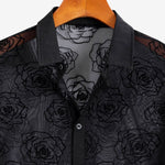 Floral Mesh Shirt