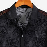 Floral Mesh Shirt