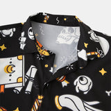 Halloween Ghost Skull Print Shirt
