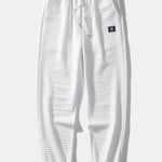 Short Sleeve Waffle Shirt & Drawstring Waffle Jogger Pants Set