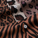 Patchwork Animal Print Shirt