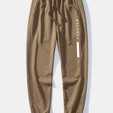 Balance Stripe Print Crew Neck Sweatshirt & Jogging Pants Set