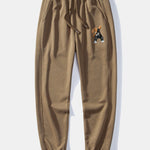 Cool Bear Print Relax Fit Crew Neck Sweatshirt & Jogging Pants Set