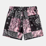Paisley Print Shirt & Shorts Set