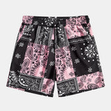 Paisley Print Shirt & Shorts Set