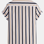 Striped Print Button Up Shirt