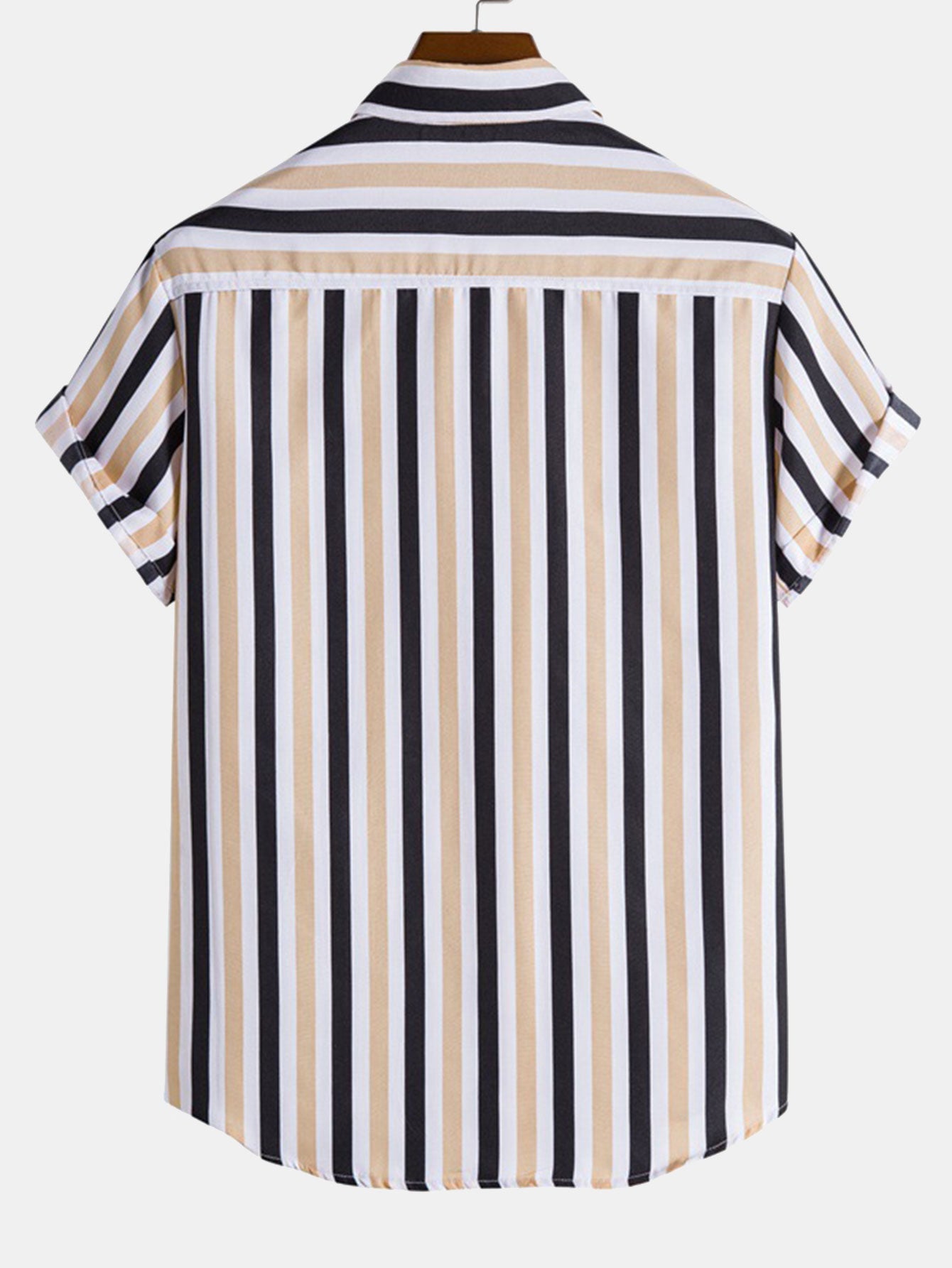 Striped Print Button Up Shirt