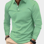 Adrian | Modern long-sleeved polo shirt