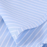 Contrast Collar Stripe Dress Shirt
