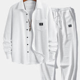 Waffle Shirt & Jogger Pants Set