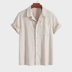 SHORT SLEEVE CUBAN SHIRT FOR MEN