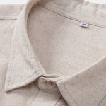 Linen Rayon Blend Pocket Utility Shirt & Straight Leg Linen Pants Set