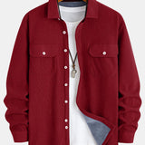Plush Lined Corduroy Shirt