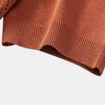 Twisted Jacquard Button Up Knit Shirt