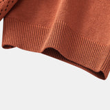 Twisted Jacquard Button Up Knit Shirt