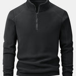 Quarter-Zip Fleece Sweatshirt & Polar Fleece Straight Leg Pants Set
