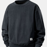 2 in 1 Crew Neck Stretch Corduroy Sweatshirt & Corduroy Pants Set