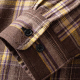 Double Patch Pockets Plaid Shirt