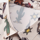 Cowboy Print Button Up Shirt