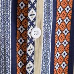Ethnic Geometry Print Shirt