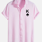 Poker Spades Graphic Print Shirts