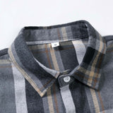 Long Sleeved Plaid Button Up Shirt