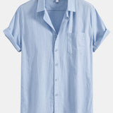 Linen Pocket Button Up Shirt