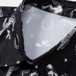 Cowboy Cactus Print Shirt & Swim Shorts Set