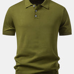 Basic Knit Polo & Knit Shorts Set