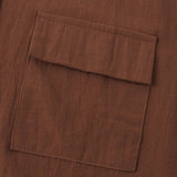 Button Up Shirt with Patch Pockets